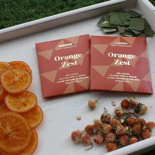 Goodio Orange zest vegan chocolate