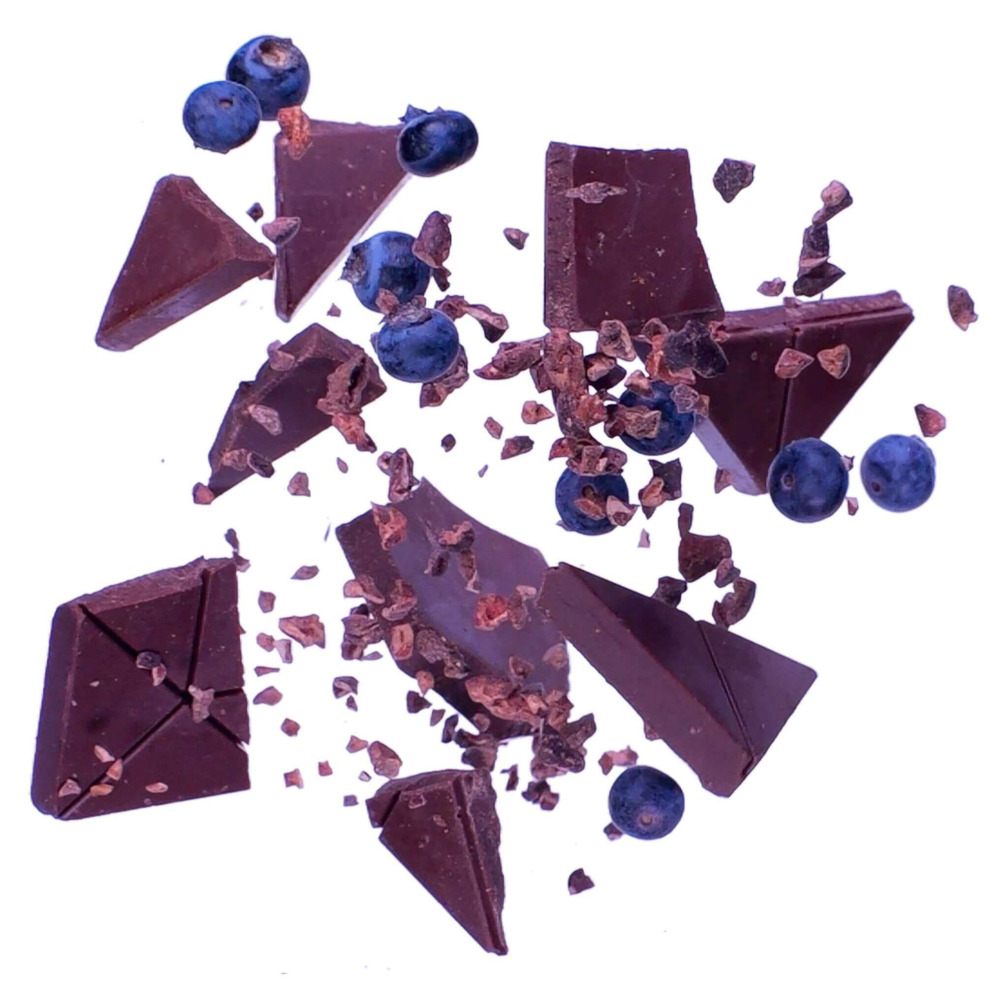 Goodio vegan organic Wild Blueberry chocolate