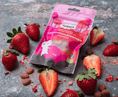 Load image into Gallery viewer, Goodio X Momolu Strawberry White Oat Chocolate beans