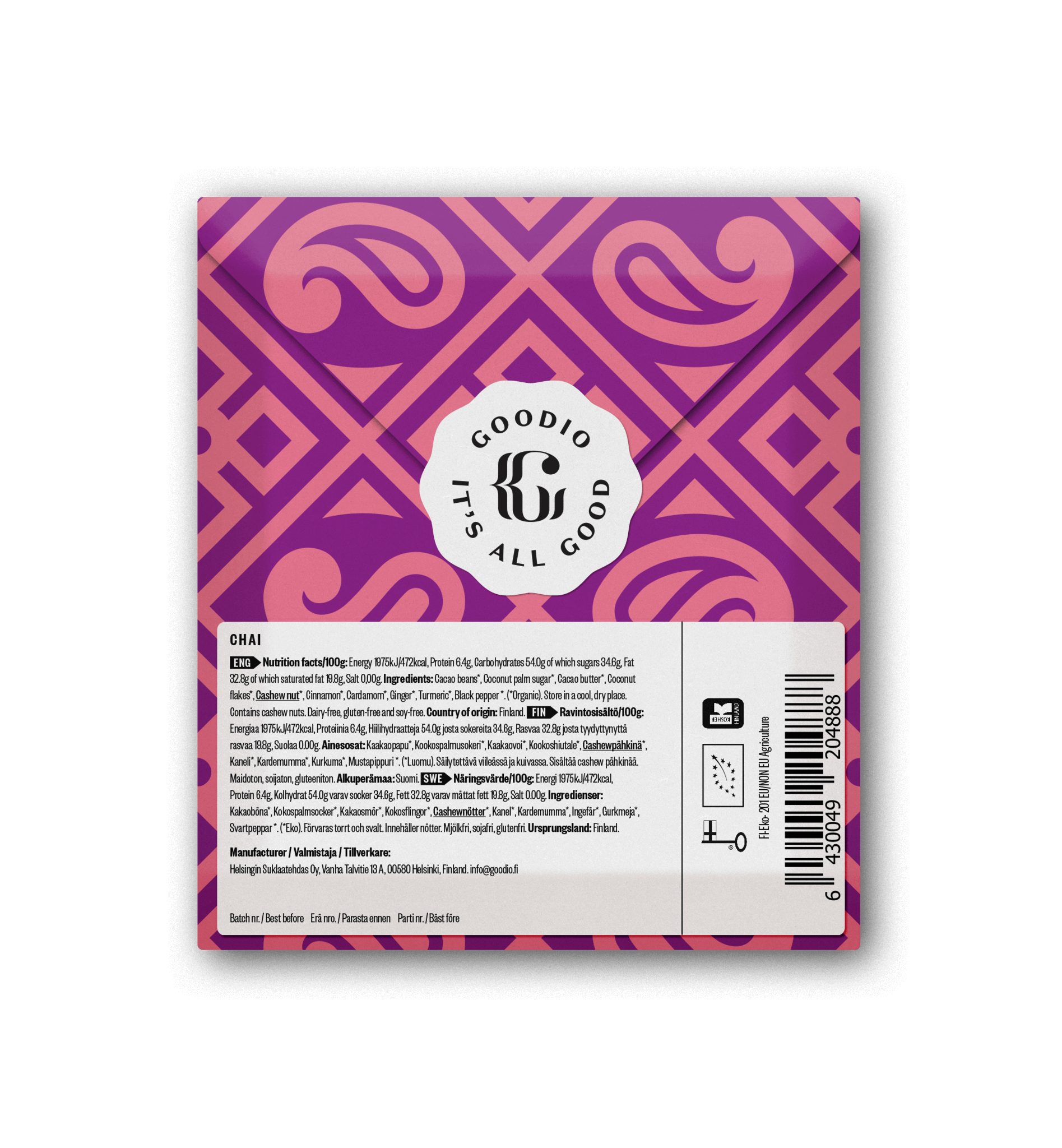 design vegan gift chocolate