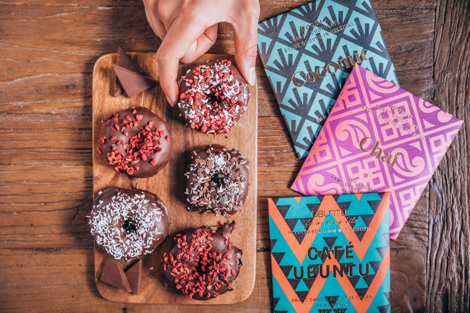 Chocolatey Raw Doughnut