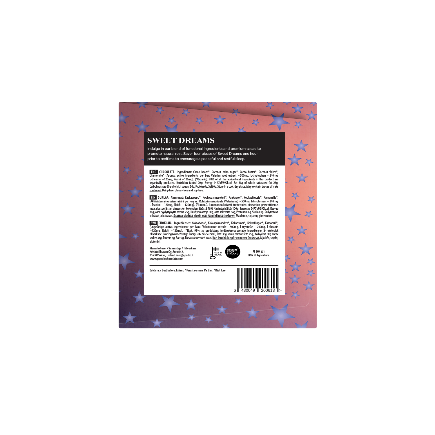 Sweet Dreams Chocolate 49%