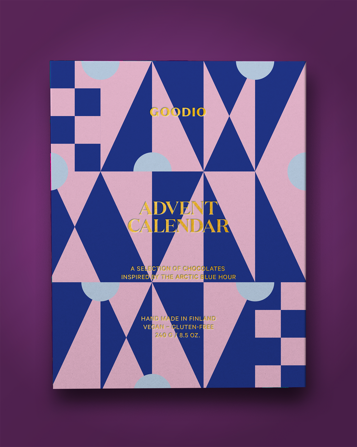 PRE-ORDER: BLUE HOUR Advent Calendar & 3 FREE Goodio chocolate bars