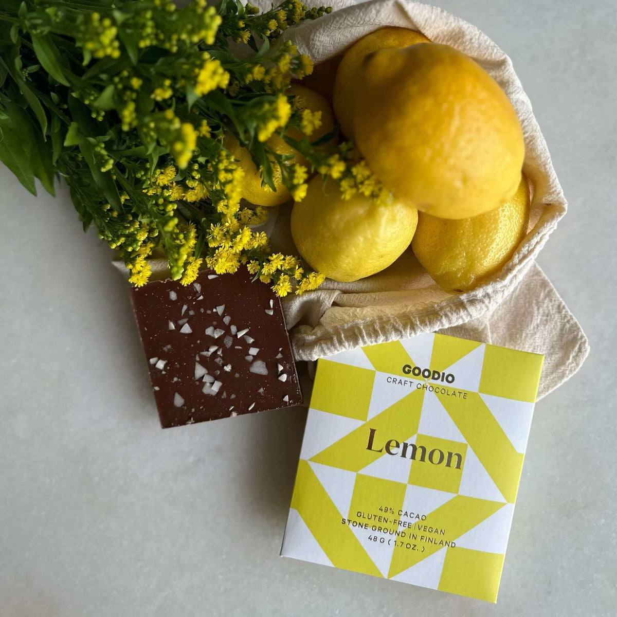 Goodio vegan Lemon chocolate