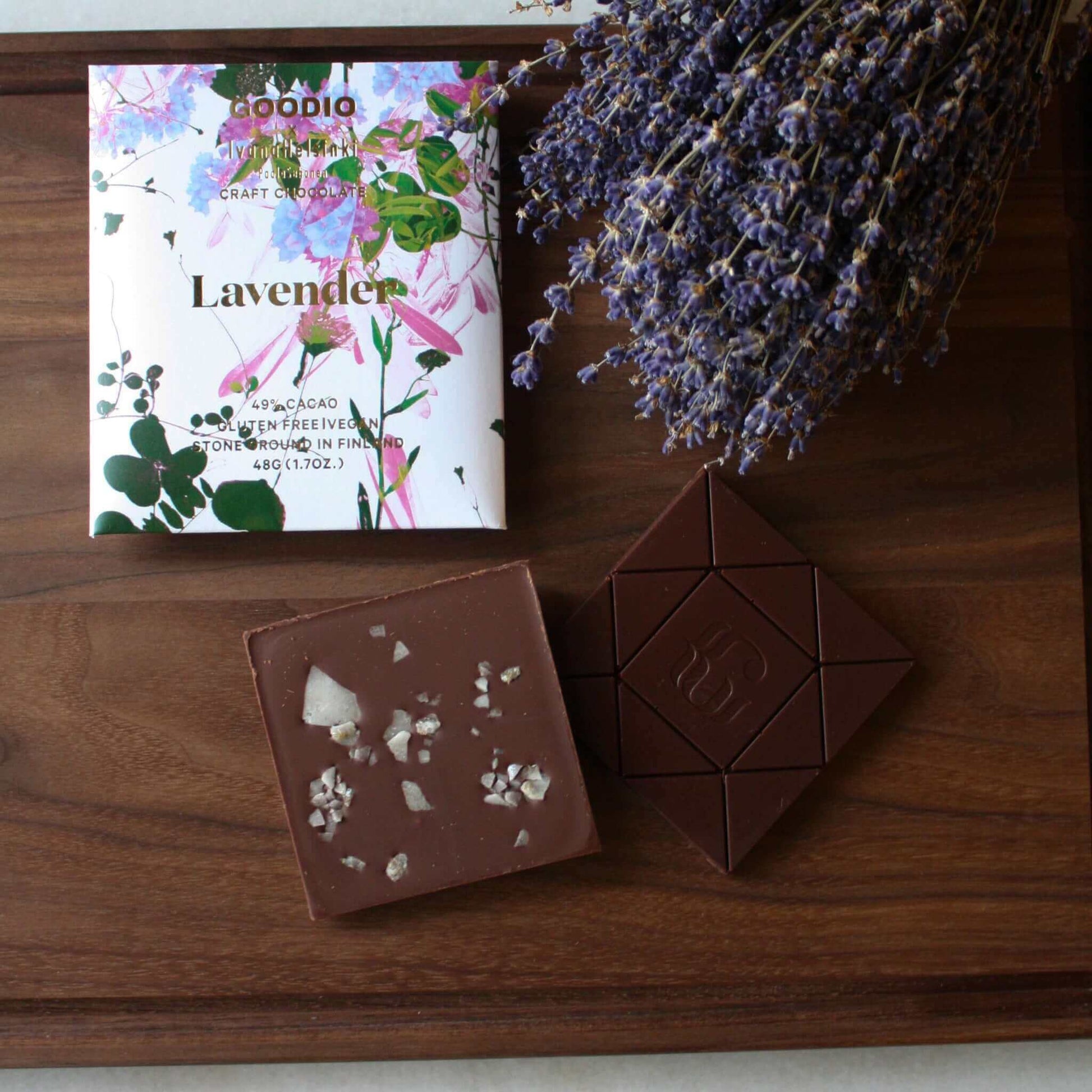 Goodio vegan Lavender chocolate