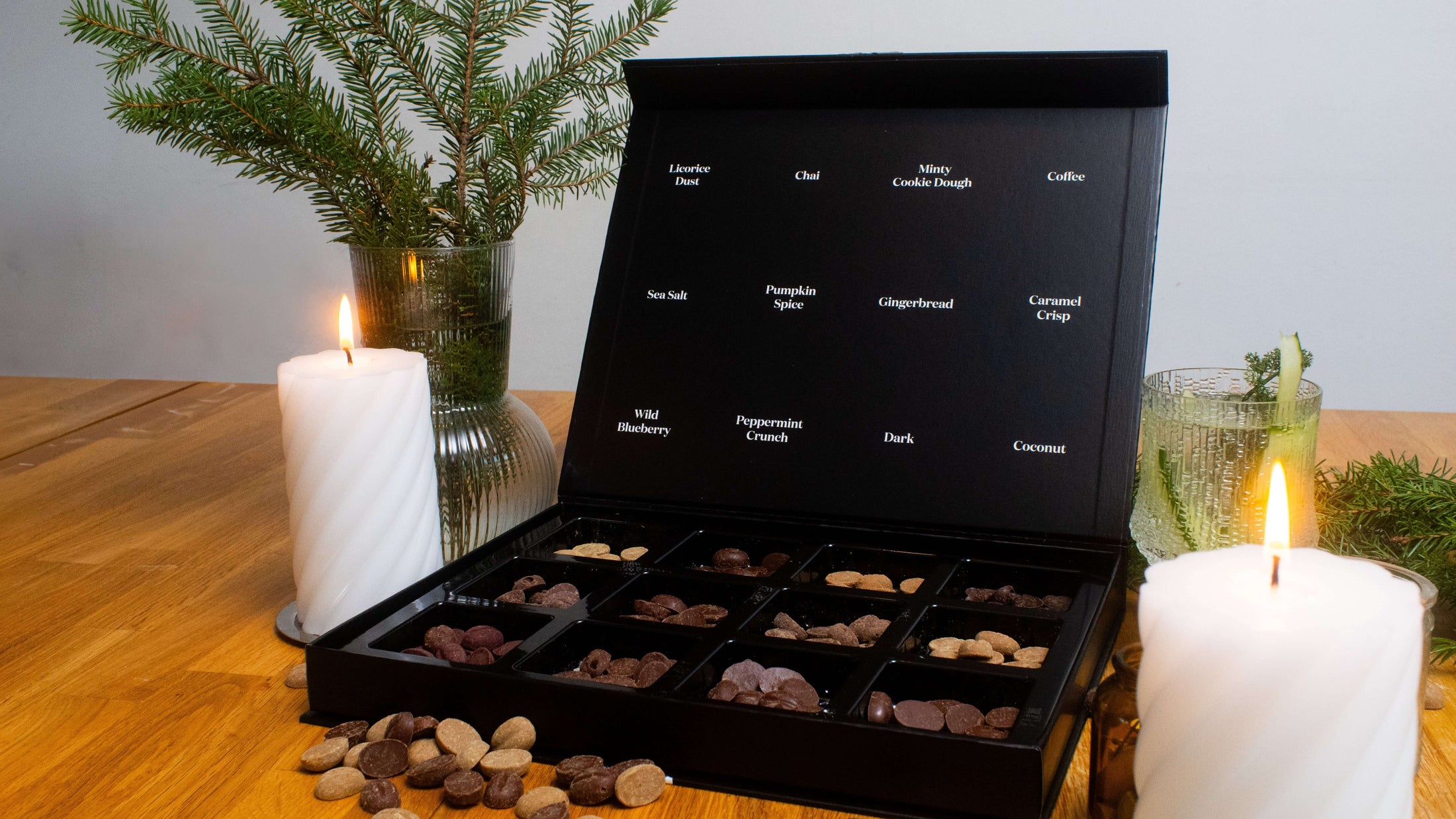 Assorted Chocolate Buttons Selection -Winter-