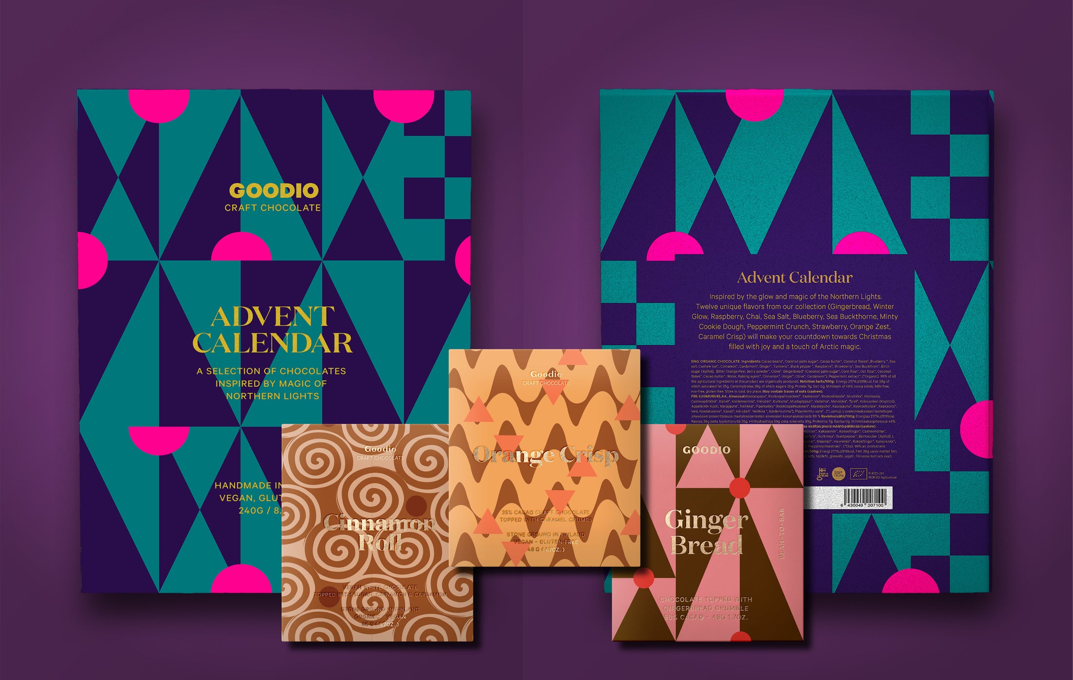 PRE-ORDER: Advent Calendar & 3 FREE Goodio chocolate bars