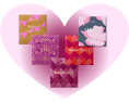 Load image into Gallery viewer, Pink Bundle a collection of Goodio love inspired flavors: Salted Caramel, Chai, Raspberry, Strawberry & Flower vegan chocolates

